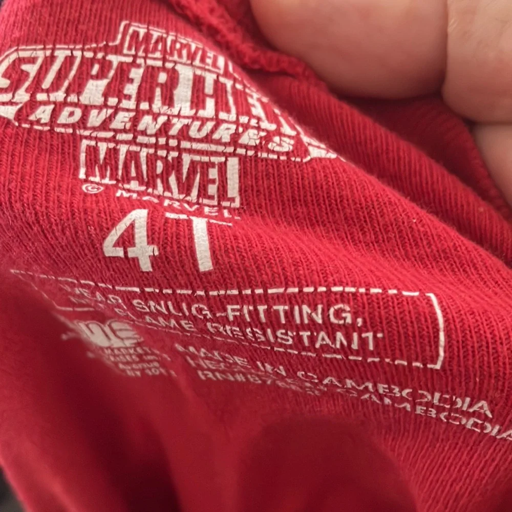 Marvel Spider-Man sleep top 4t